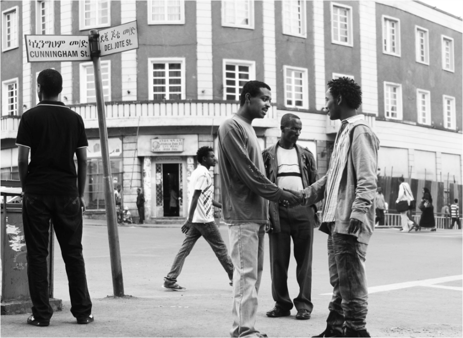 Cunningham St. Meeting, Piassa – Addis Ababa, Ethiopia IB 2011 60 cm x 80 cm